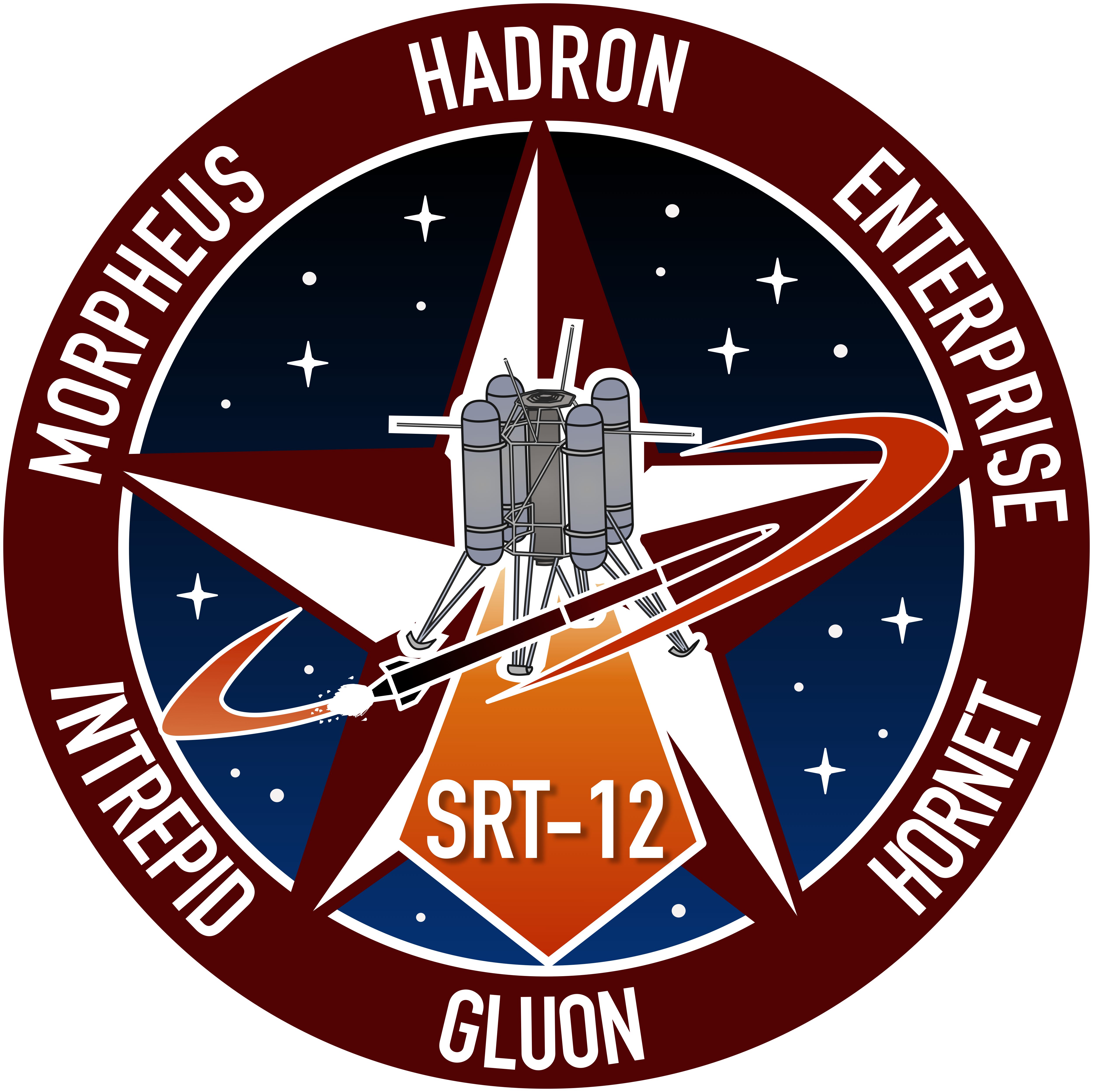 SRT-12 Morpheus / Hadron / Enterprise / Intrepid / Hornet / Gluon program mark