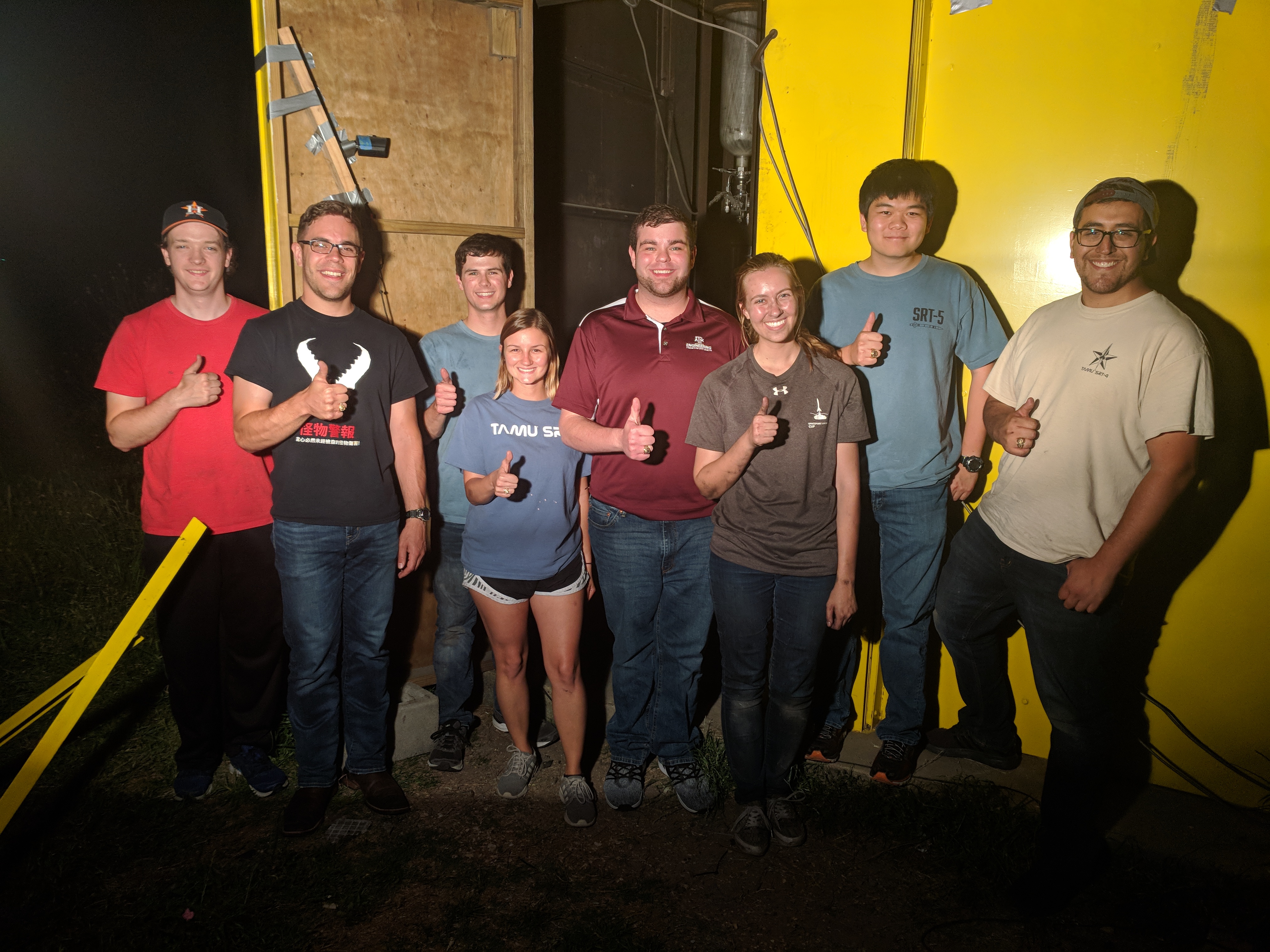 SRT-5 propulsion team during the May 2018 Nova test campaign